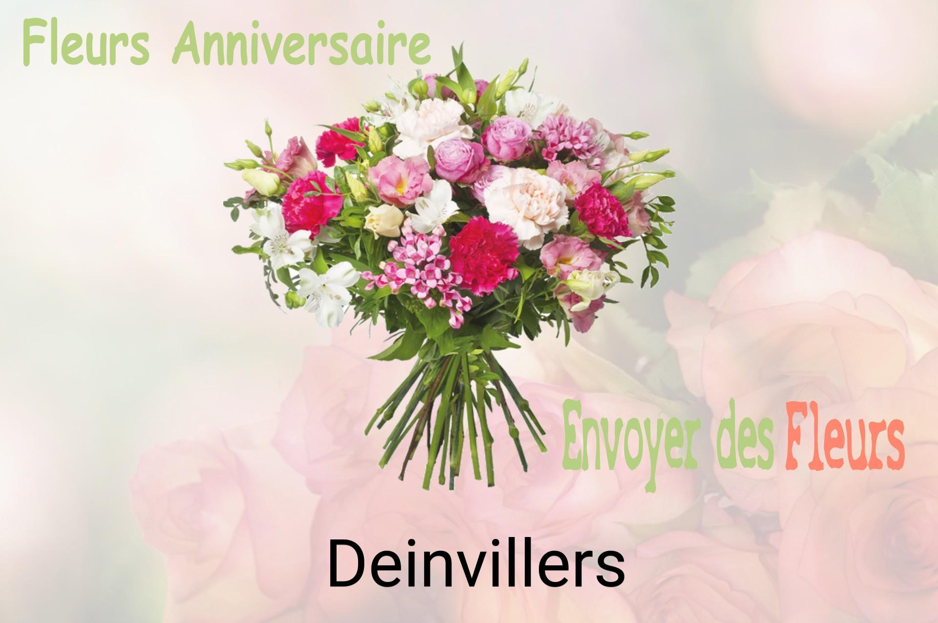 Bouquet de fleurs d’anniversaire livré à Deinvillers
