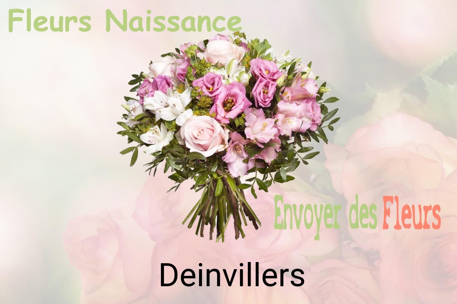 Bouquet de fleurs de naissance livré à Deinvillers