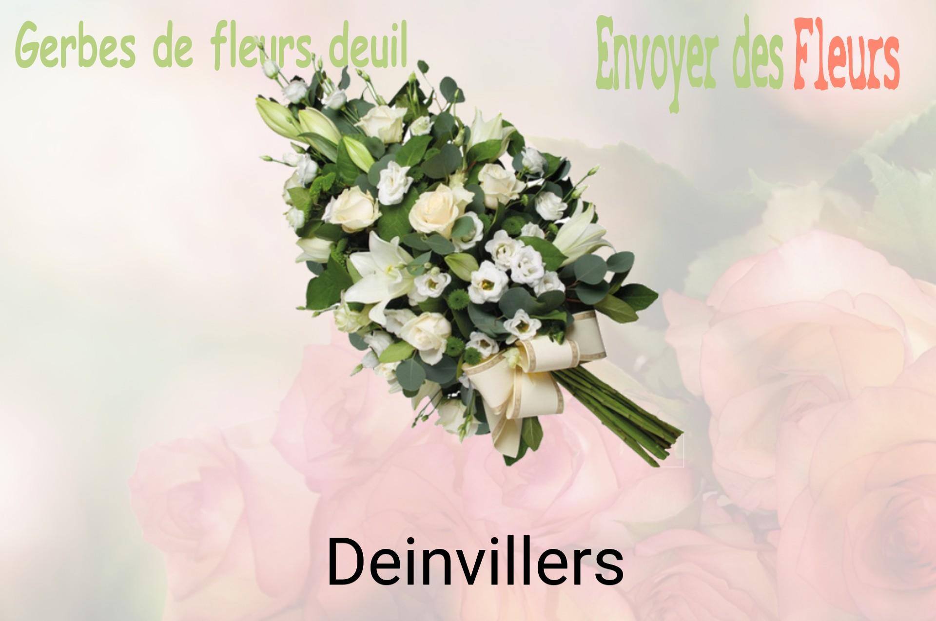 Gerbe de fleurs de deuil livrée à Deinvillers